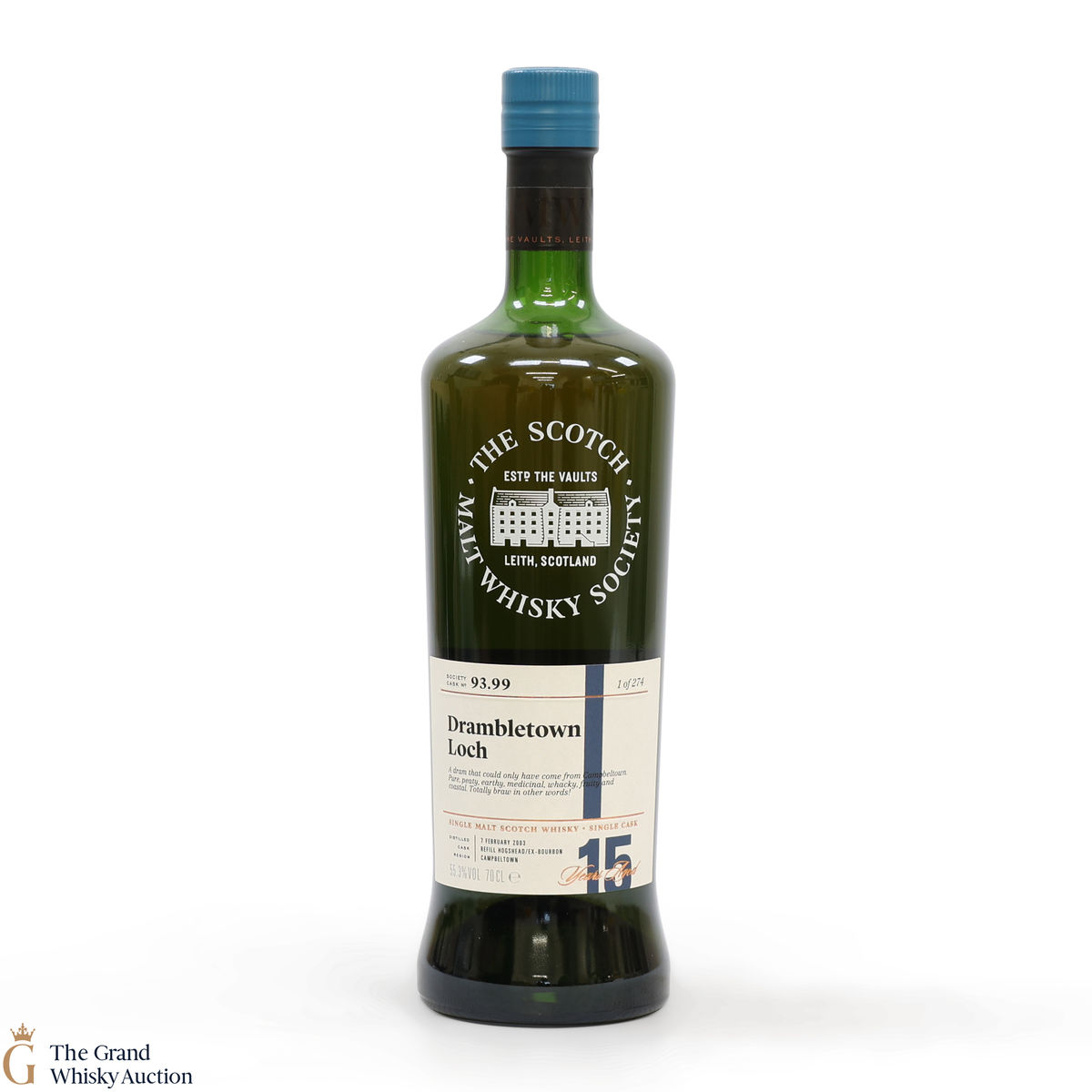 Glen Scotia - 15 Year Old 2003 -  SMWS 93.99 - Drambletown Loch
