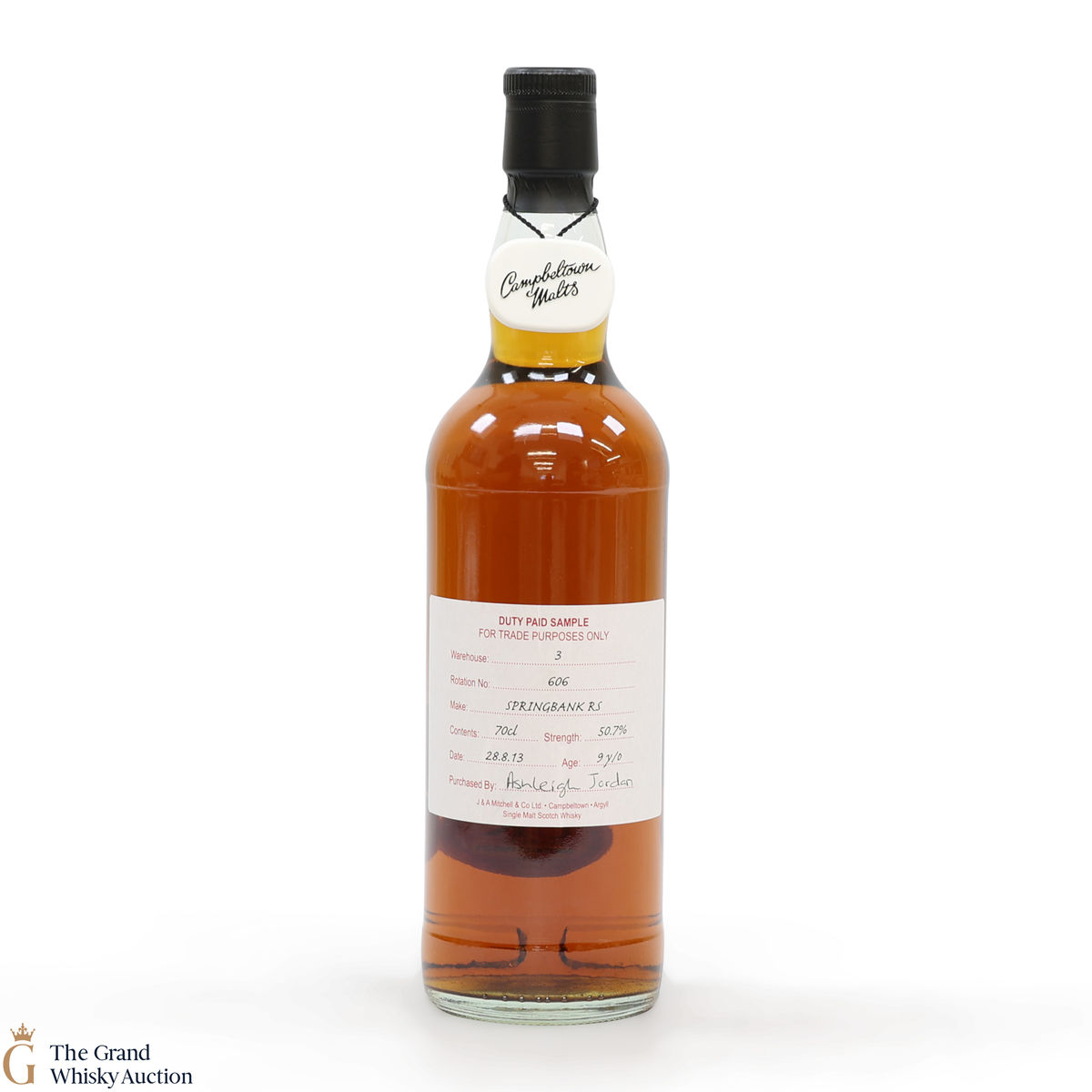 Springbank - 9 Year Old 2013 Refill Sherry - Duty Paid Sample 50.7%