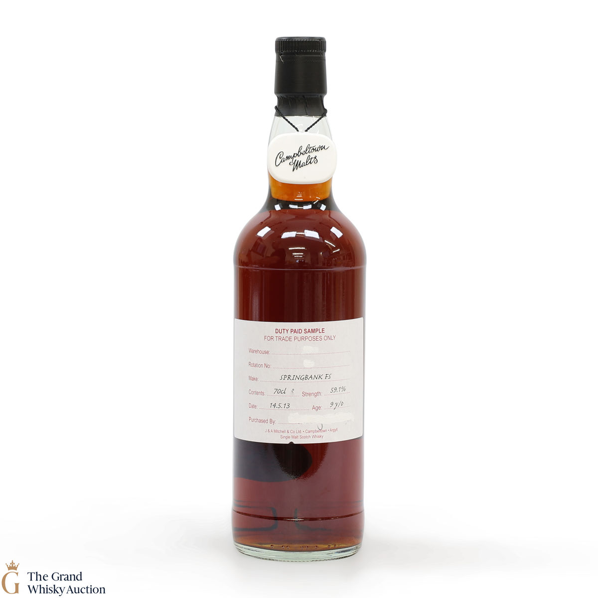 Springbank - 9 Year Old 2013 Fresh Sherry - Duty Paid Sample 59.1%