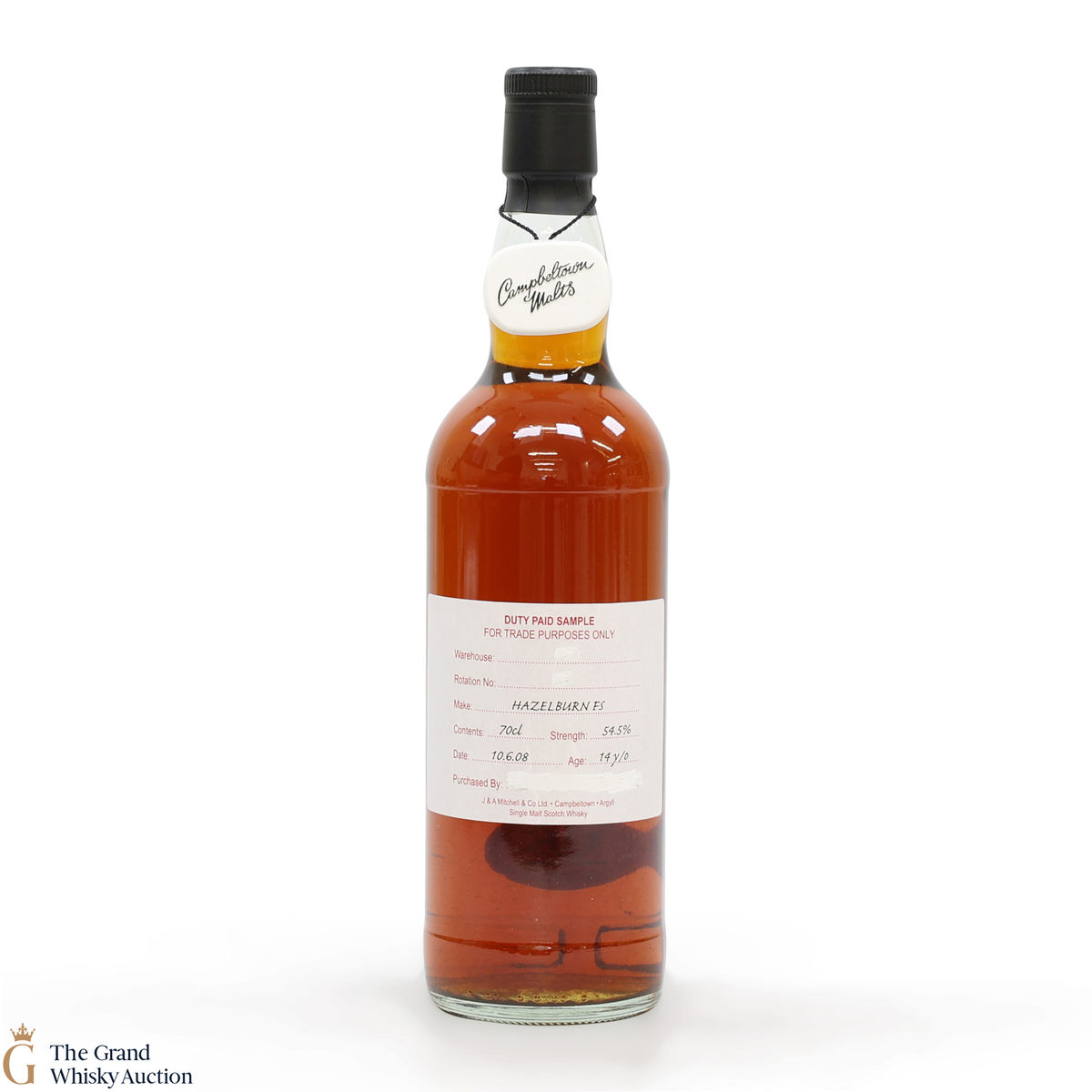 Hazelburn - 14 Year Old 2008 Fresh Sherry - Duty Paid Sample 54.5%