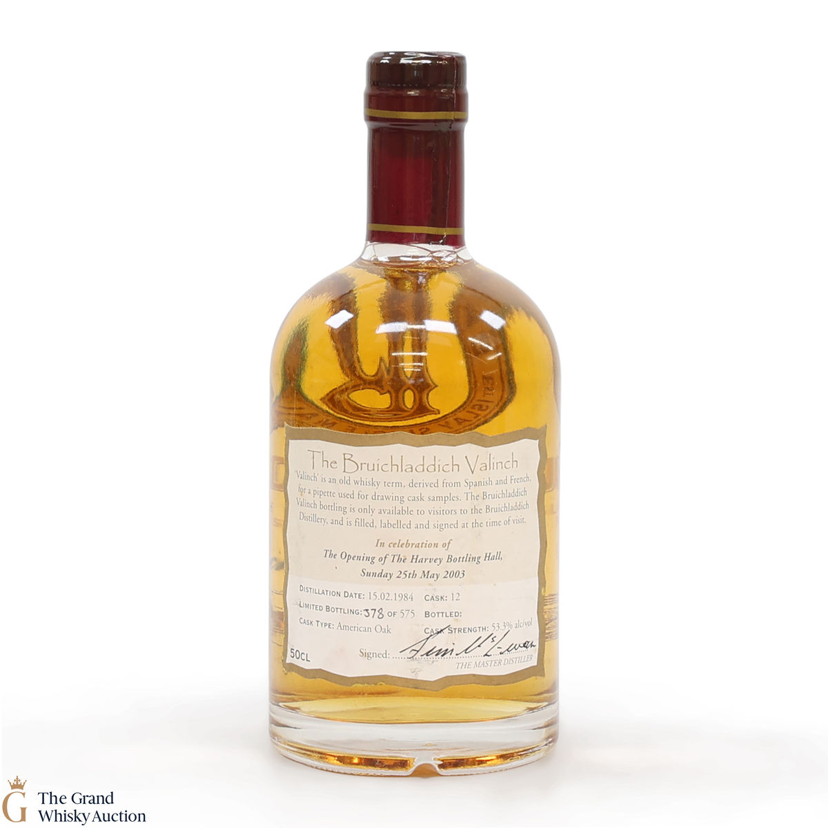 Bruichladdich - 1984 Valinch - Opening of The Harvey Bottling Hall #12 (50cl)