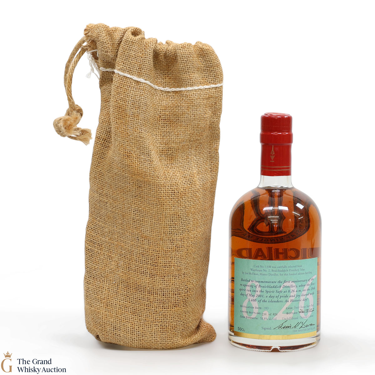 Bruichladdich - 8.26 Valinch 1st Anniversary of the Re-opening (50cl)