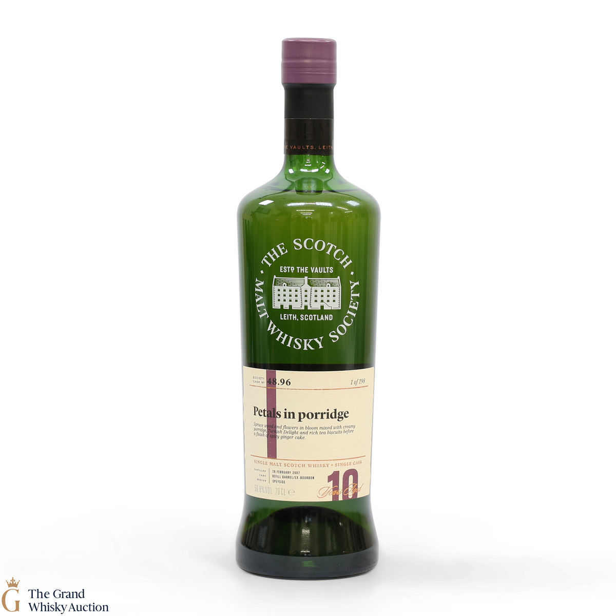 Balmenach - 10 Year Old 2007 - SMWS 48.96 - Petals in Porridge