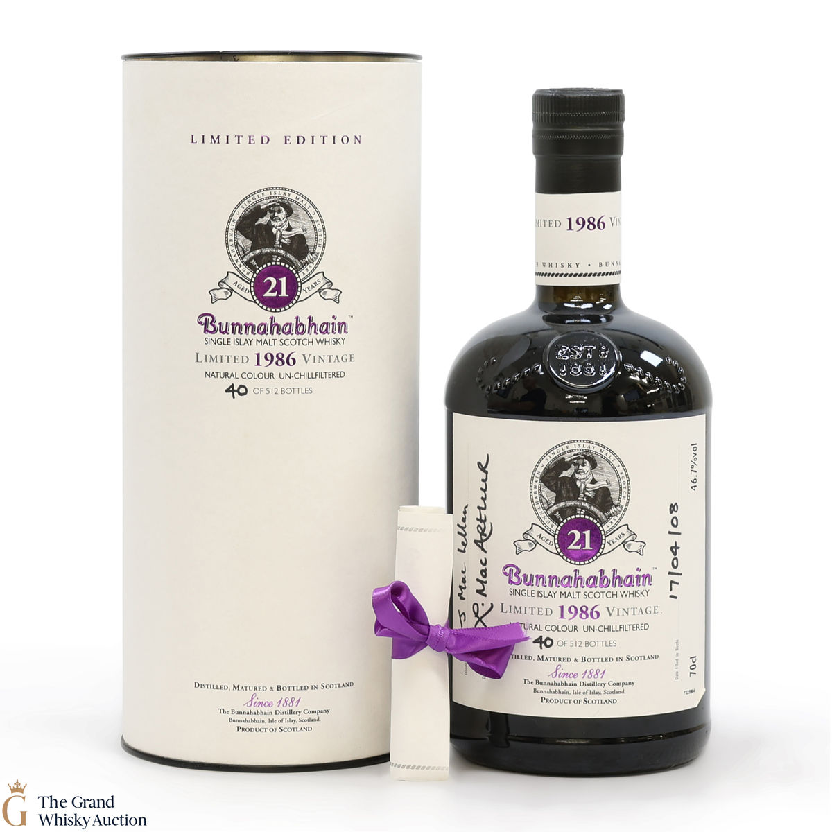 Bunnahabhain - 21 Year Old 1986 Limited Edition