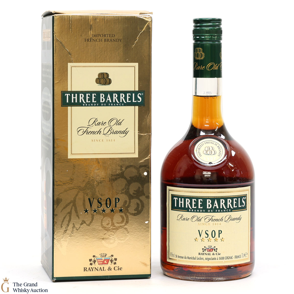 Three Barrels VSOP - Rare Old French Brandy