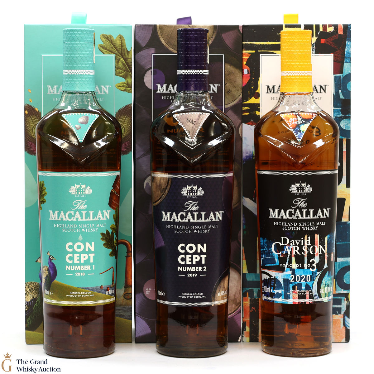 Macallan - Concept No.1, No.2 + No.3 (3 x 70cl)