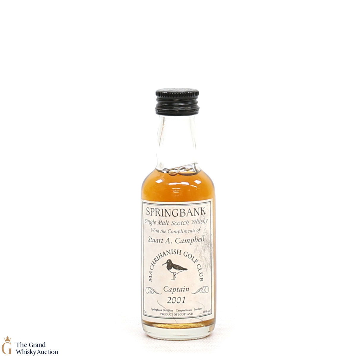 Springbank - The Machrihanish Golf Club - Captain 2001 (5cl)