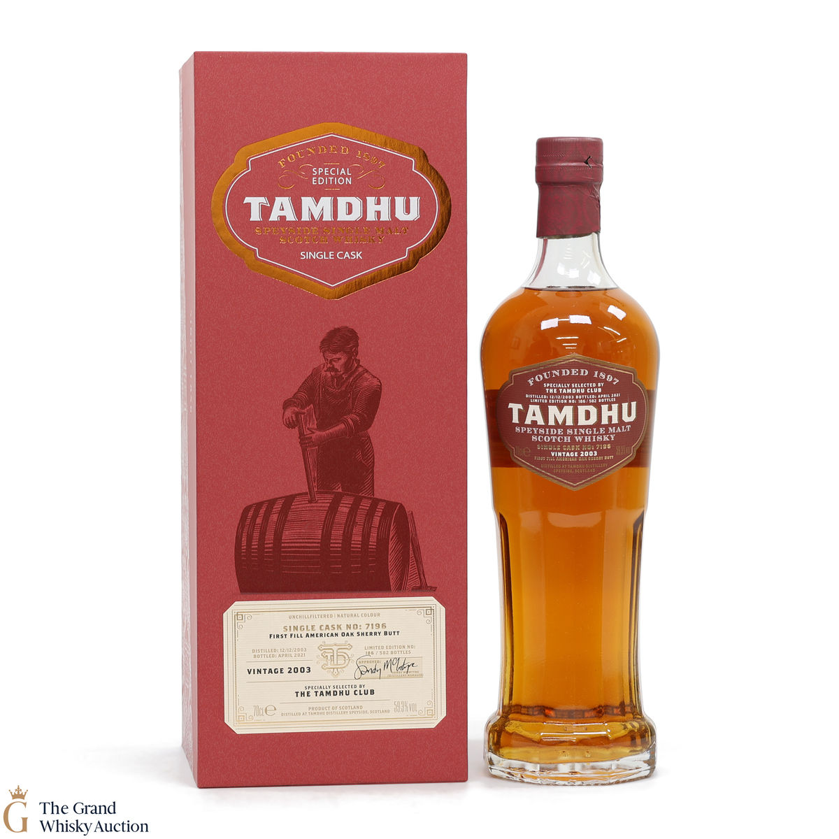 Tamdhu - 2003 Single Cask #7196 - The Tamdhu Club 2021 