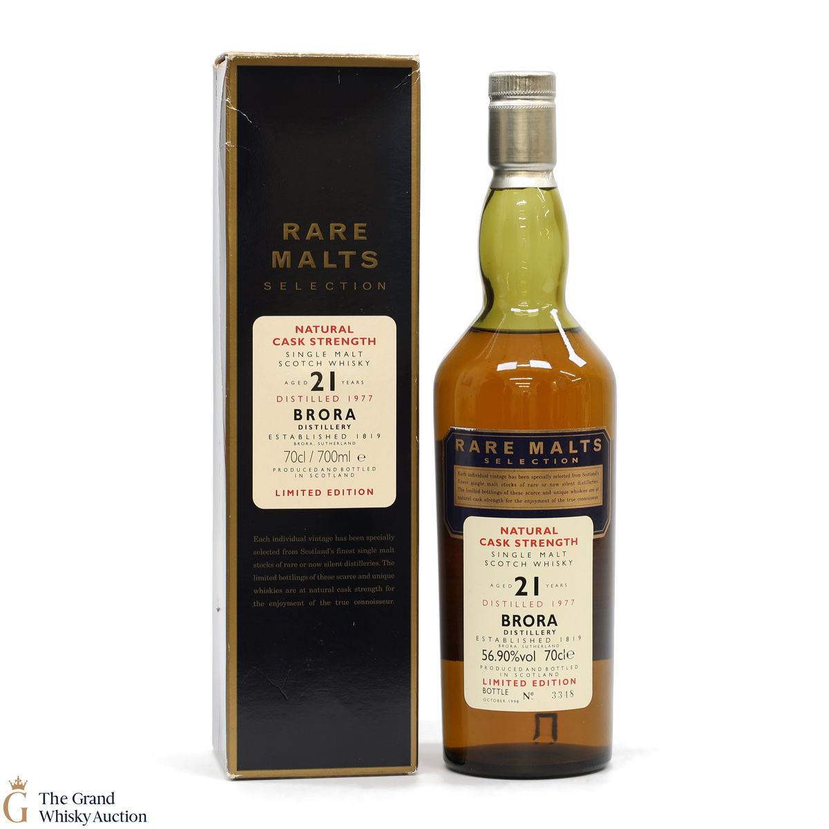 Brora - 21 Year Old - 1977 Rare Malts 56.90%