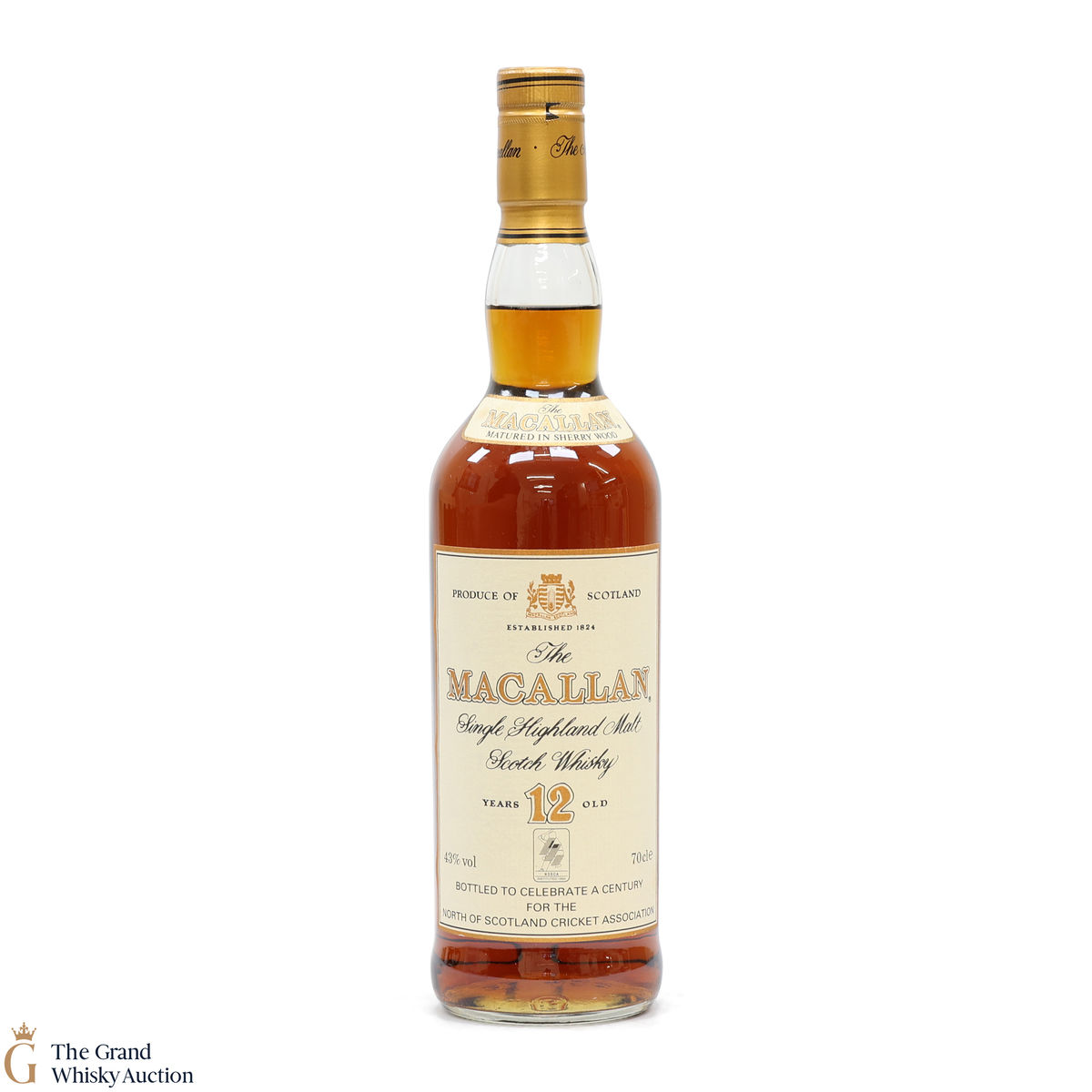 Macallan - 12 Year Old - North of Scotland Cricket Association