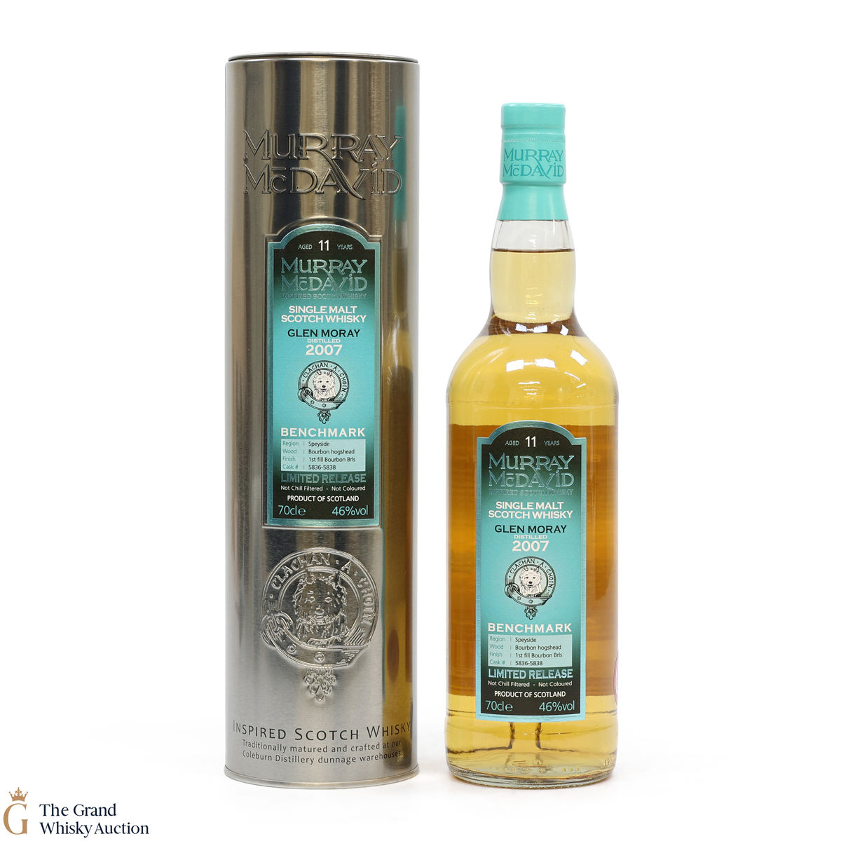 Glen Moray - 11 Year Old 2007 - Bourbon Hogshead - Murray McDavid Benchmark