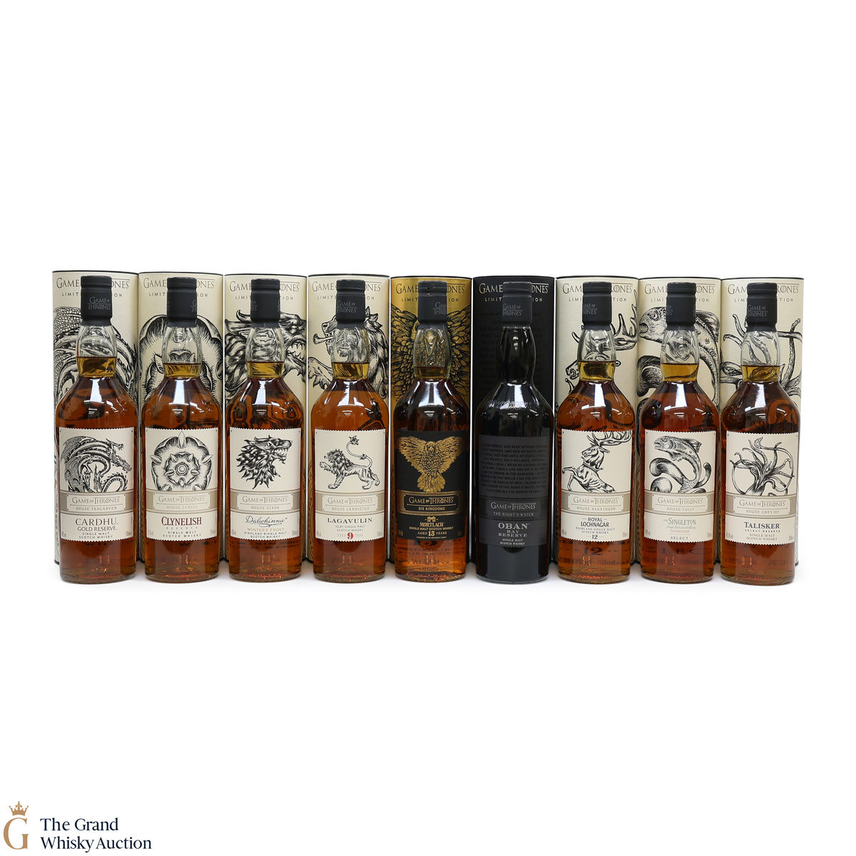 Game of Thrones - Limited Editions - 9 x 70cl (with Mortlach)