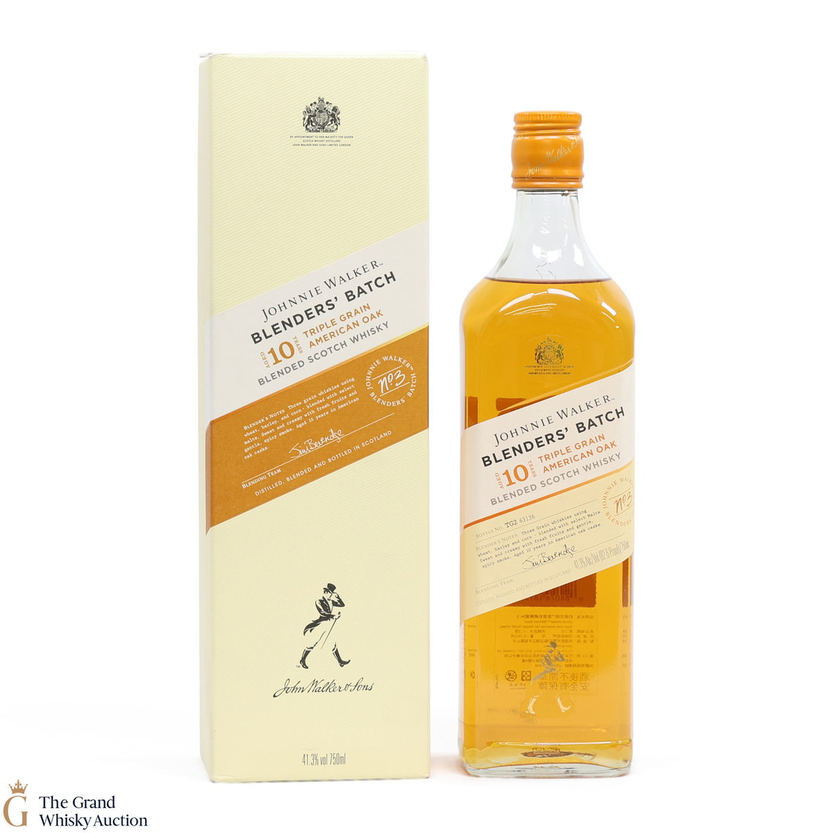 Johnnie Walker - 10 Year Old Blenders' Batch - Triple Grain American Oak EXP#3 (75cl)