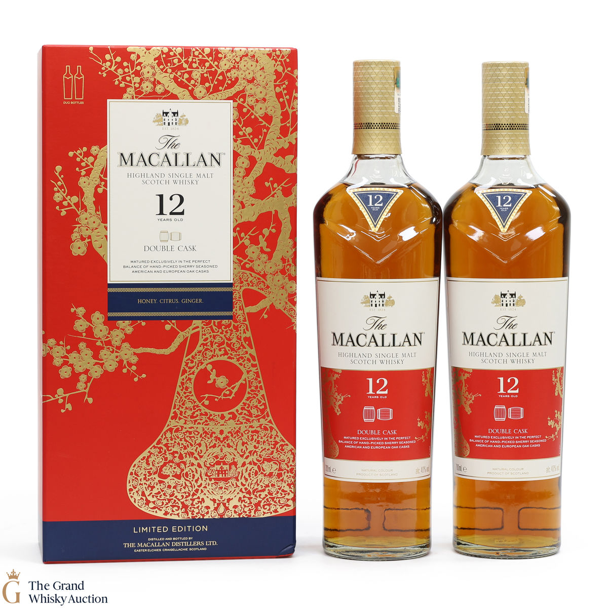 Macallan - 12 Year Old - Double Cask - Year of the Pig (2 x 70cl)