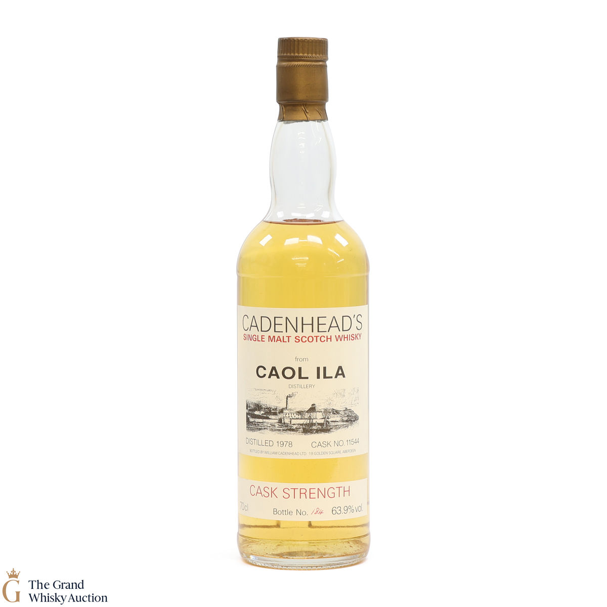 Caol Ila - 1978 #11544 - Cadenhead's Cask Strength 63.9%