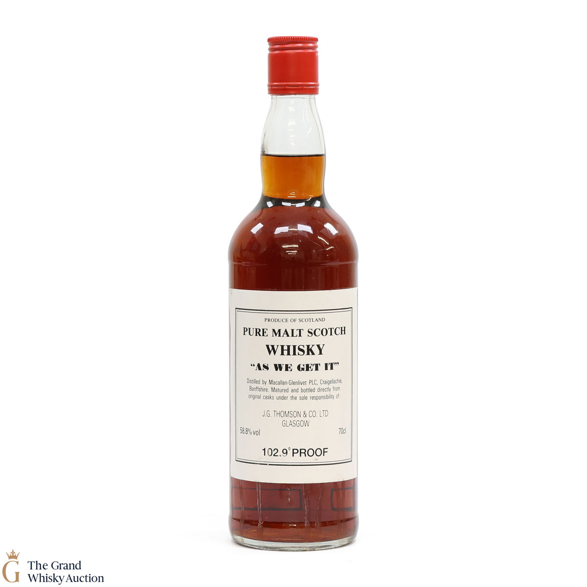 Macallan - Glenlivet - As We Get It - 102.9 Proof 