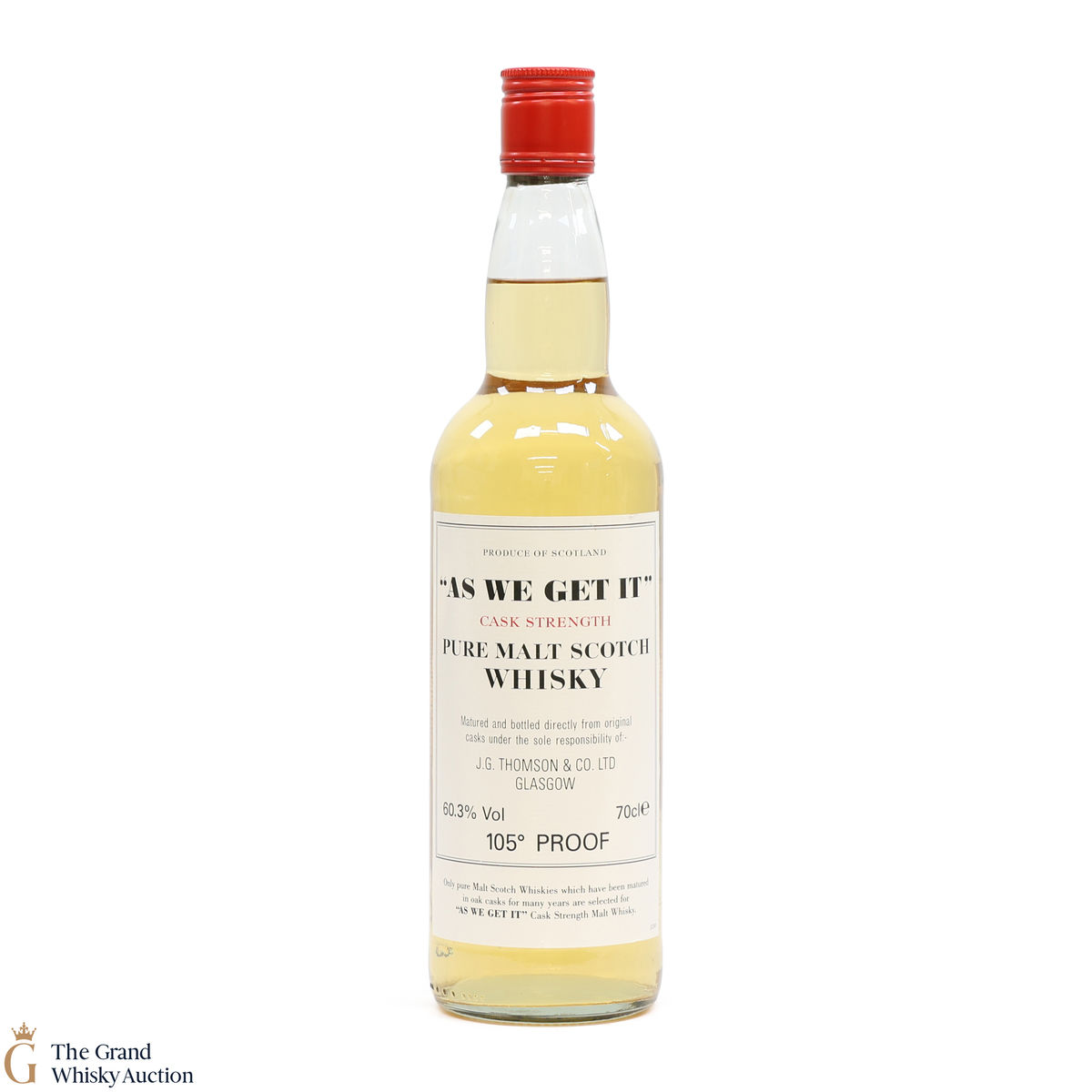 J.G. Thomson & Co - As We Get It - 105 Proof 