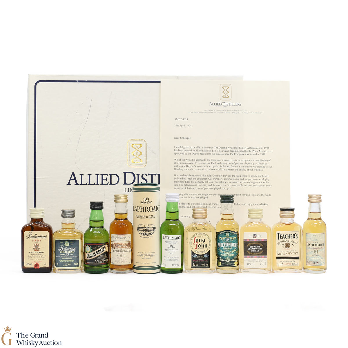 Allied Distillers - Queen's Award Miniature Set (10 x 5cl)