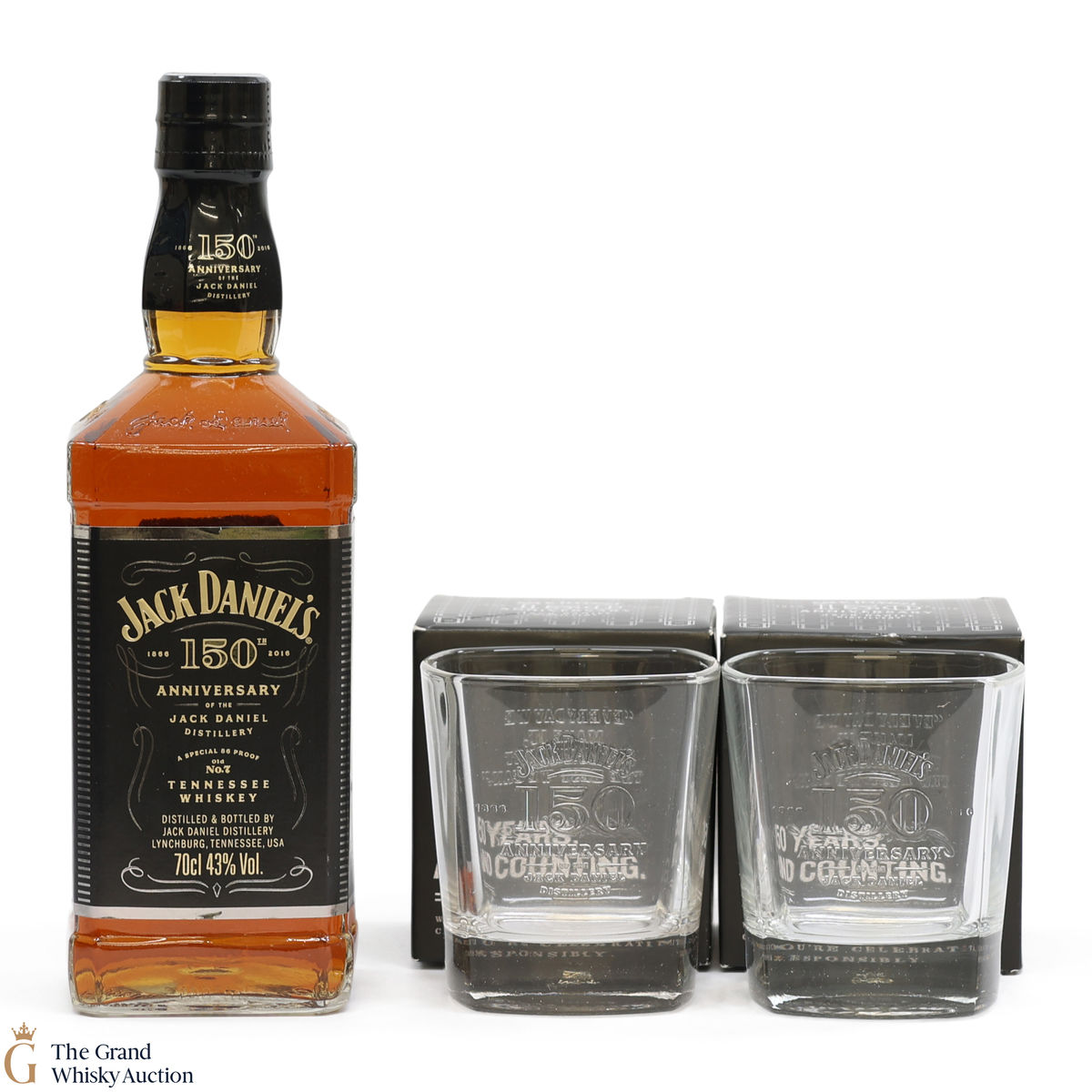 Jack Daniel's - 150th Anniversary & Glasses