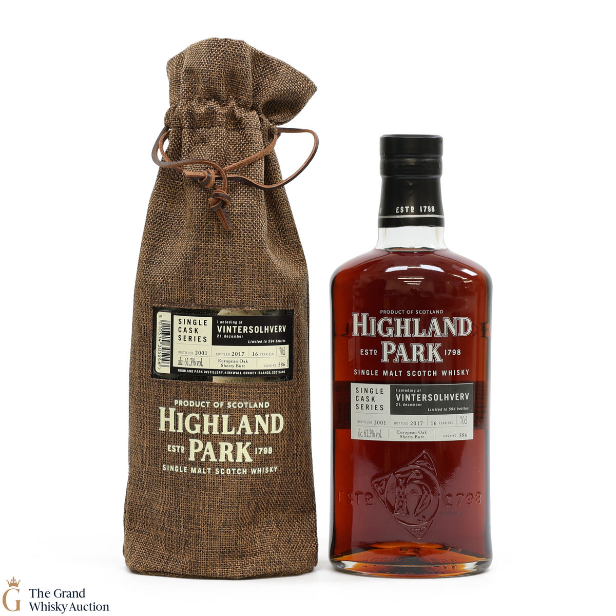 Highland Park - 16 Year Old 2001 Single Cask #386 Vintersolhverv