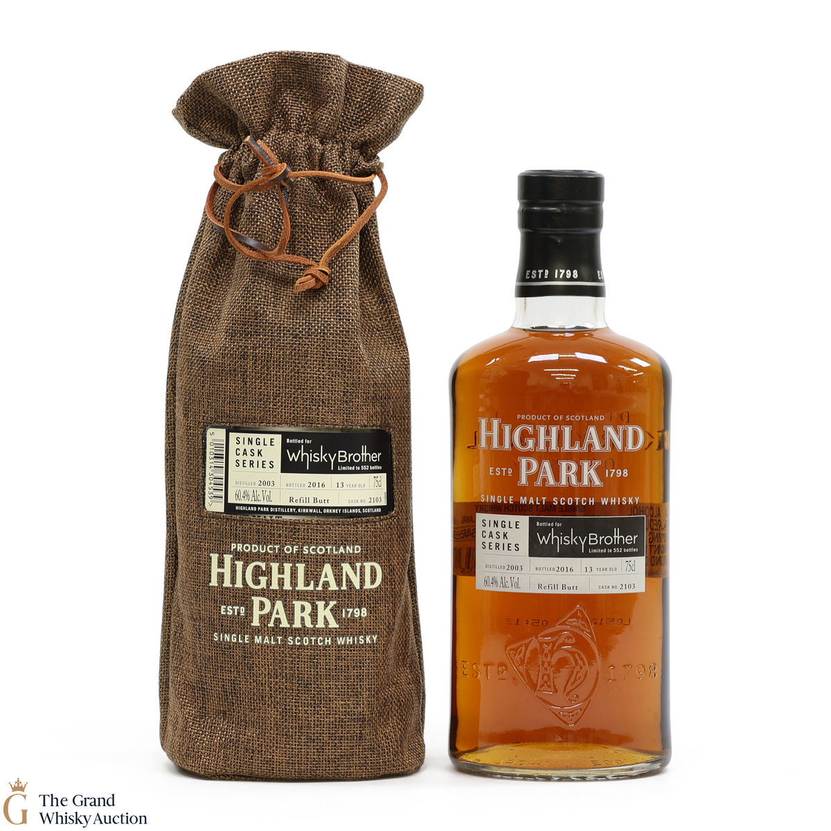Highland Park - 13 Year Old - Single Cask #2103 - Whisky Brother 75cl