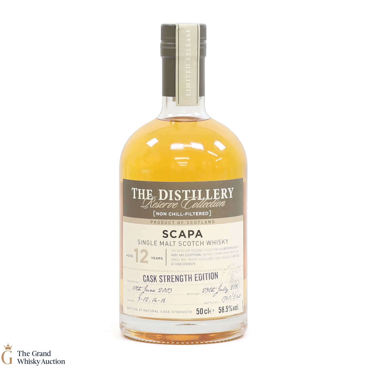 Scapa - 12 Year Old 2003 - Cask Strength - Distillery Reserve (50cl)