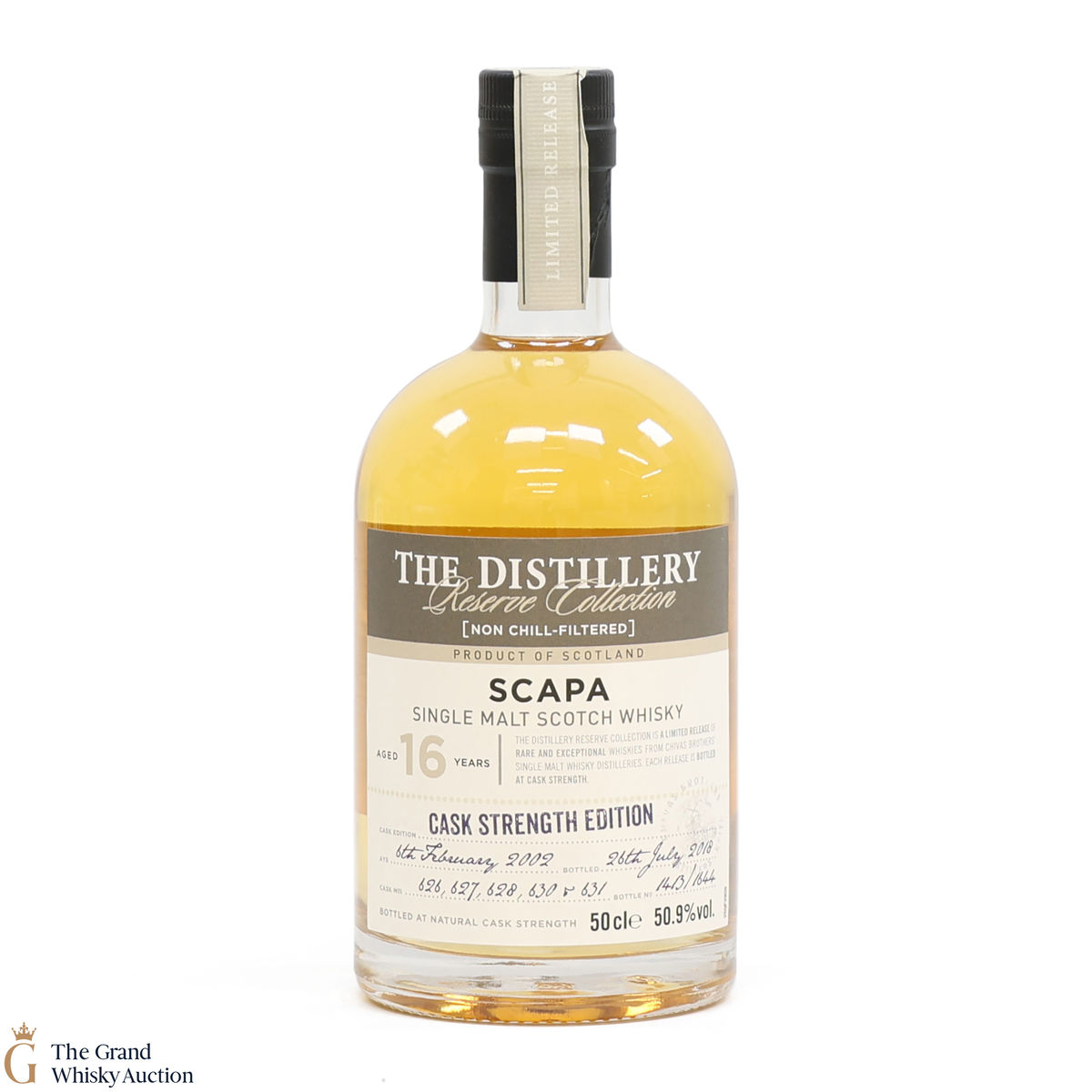 Scapa - 16 Year Old 2002 - Cask Strength - Distillery Reserve (50cl)