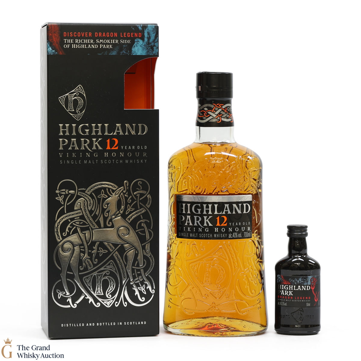 Highland Park - 12 Year Old - Viking Honour + Dragon Legend 5cl