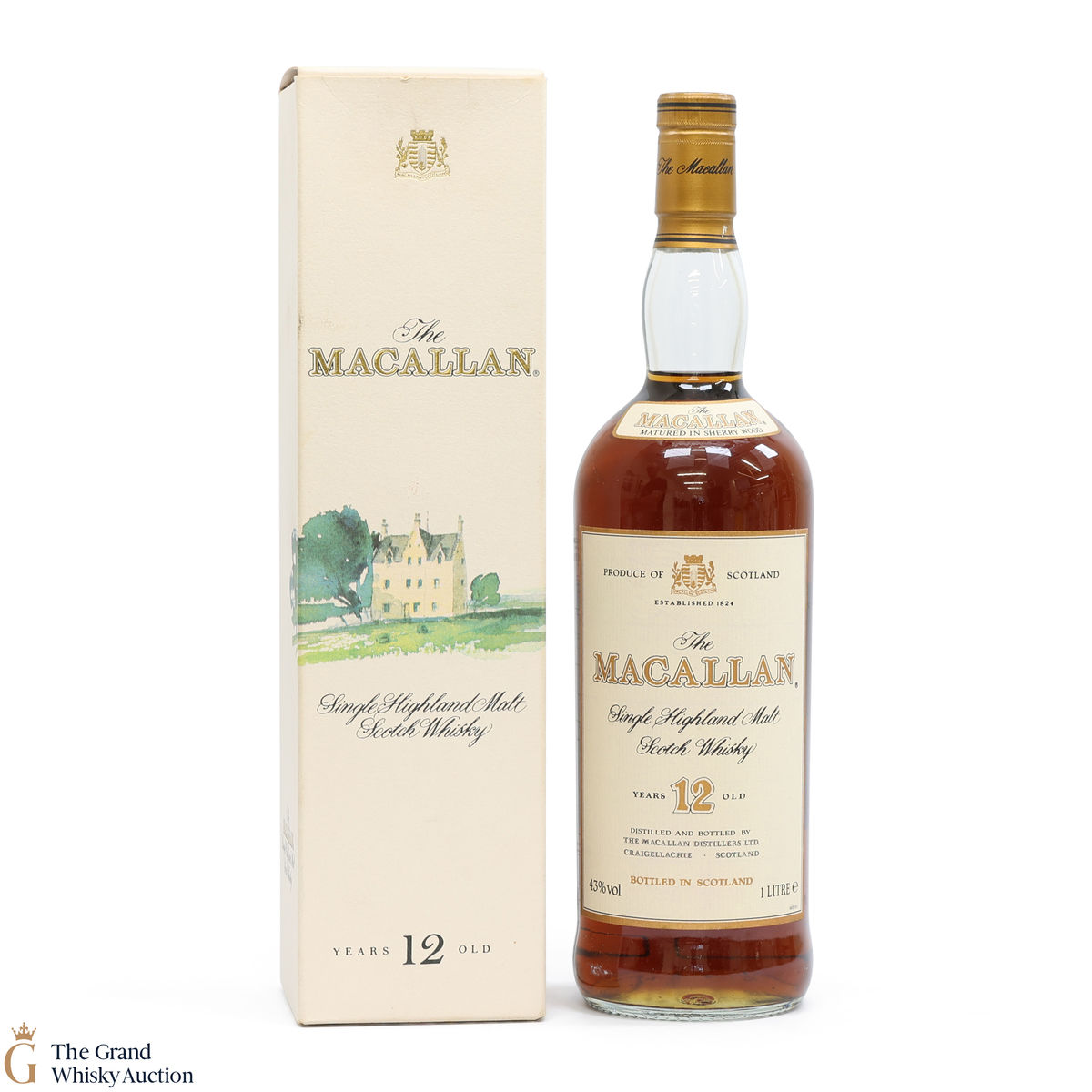 Macallan - 12 Year Old (1990s)  - 1L
