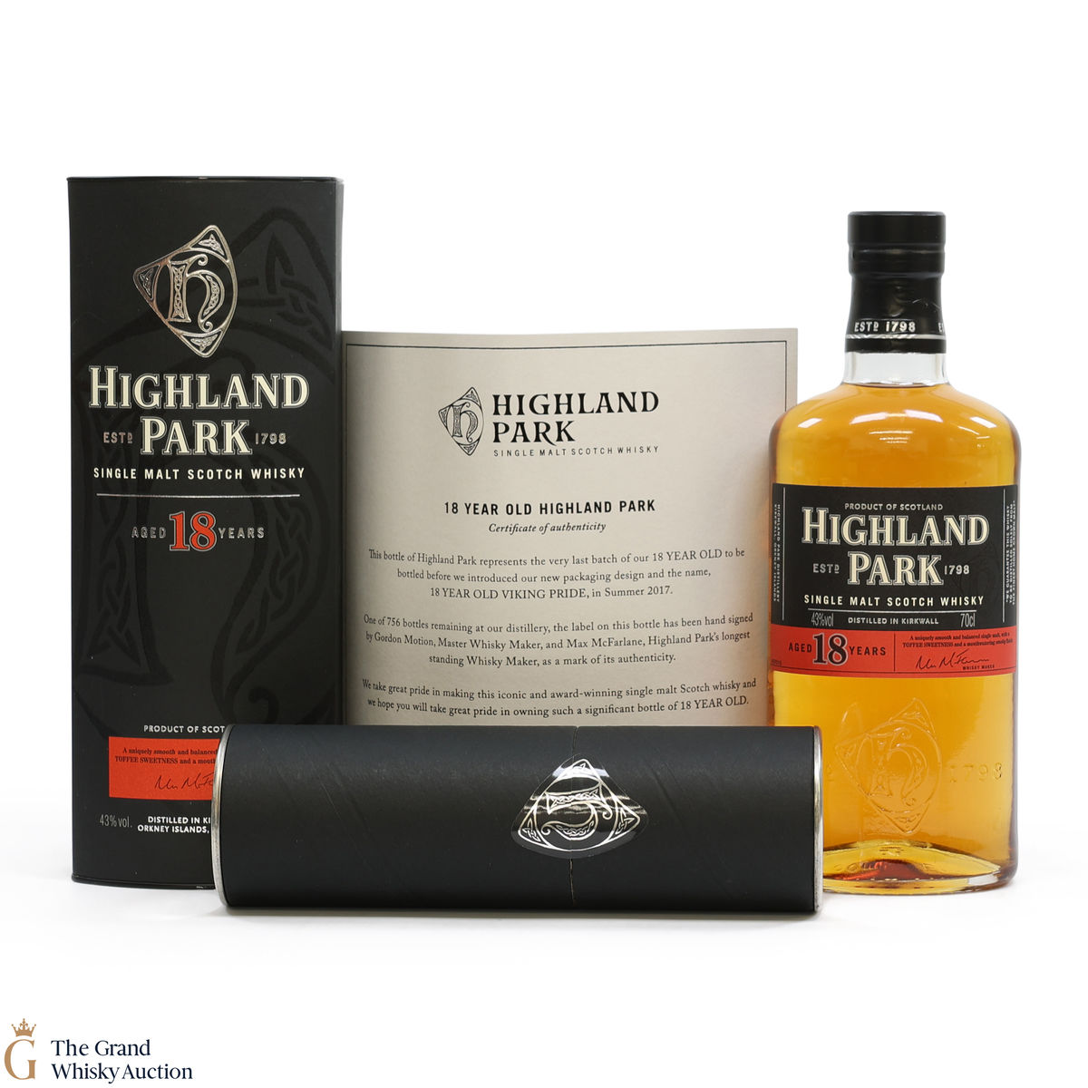 Highland Park - 18 Year Old Signed Edition & Scroll
