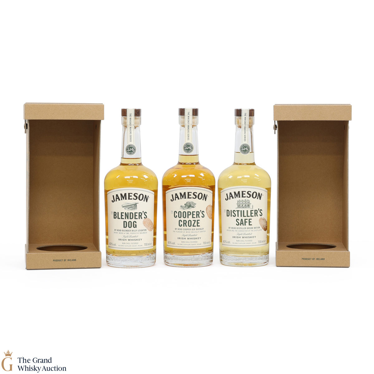 Jameson - Blender's Dog, Distiller's Safe & Cooper's Croze (3 x 70cl)