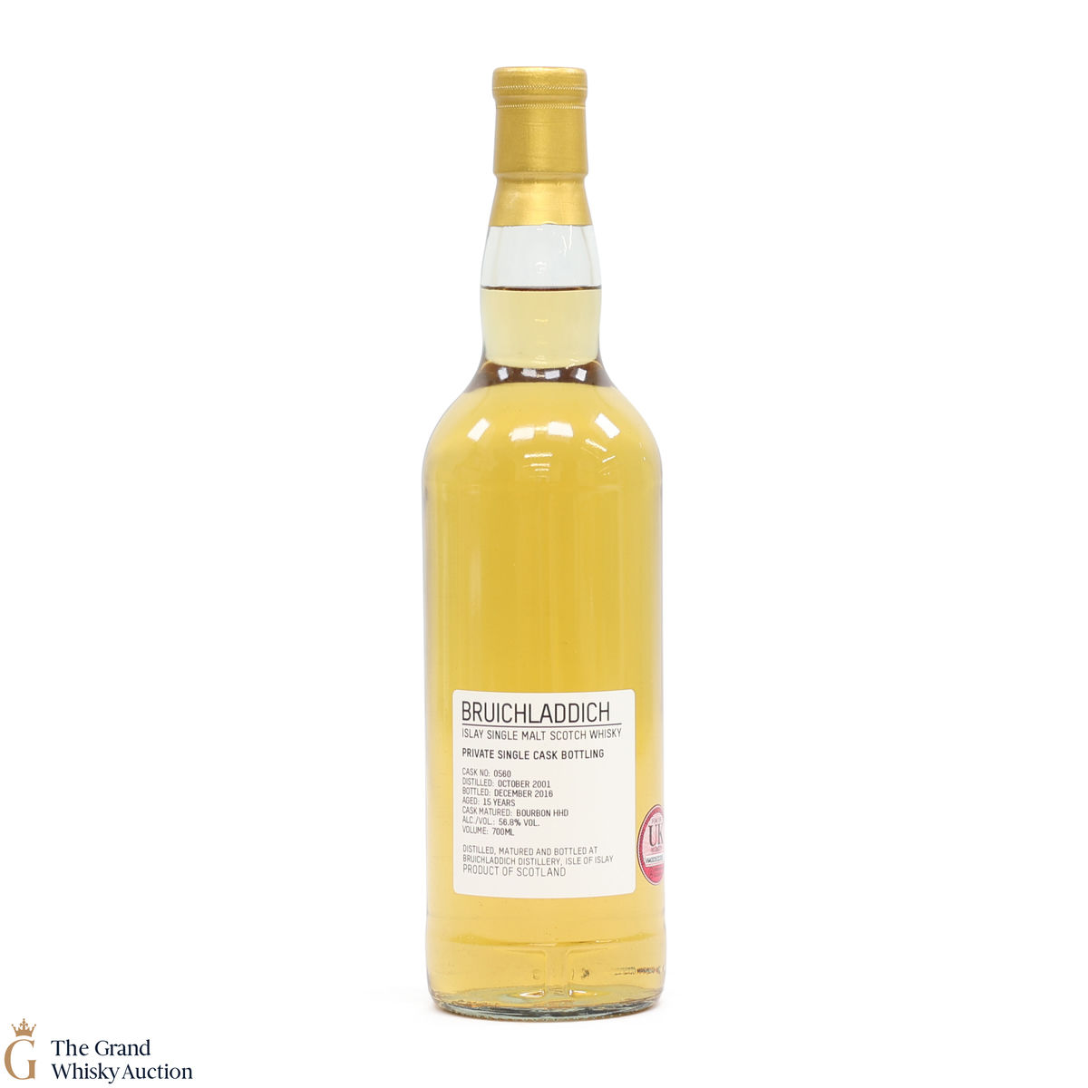 Bruichladdich -  15 Year Old - Private Cask #0560