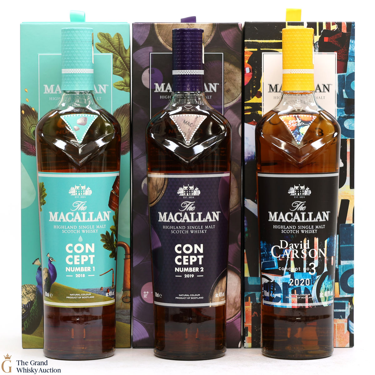 Macallan - Concept No.1, No.2 + No.3 (3 x 70cl)