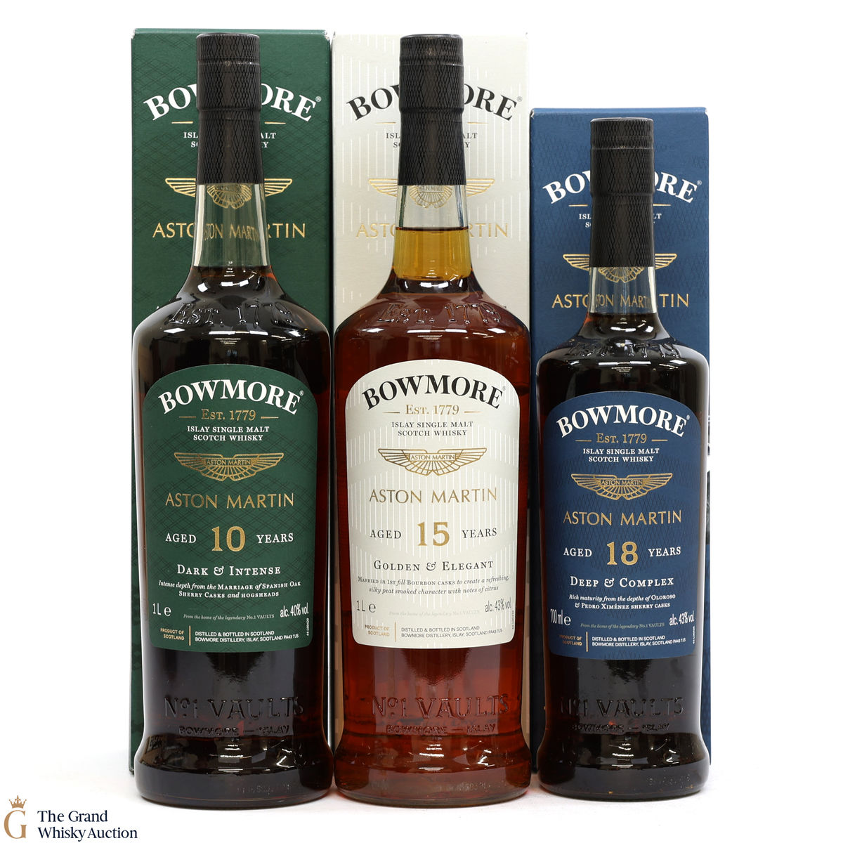 Bowmore - Aston Martin - Edition 1,2 & 3