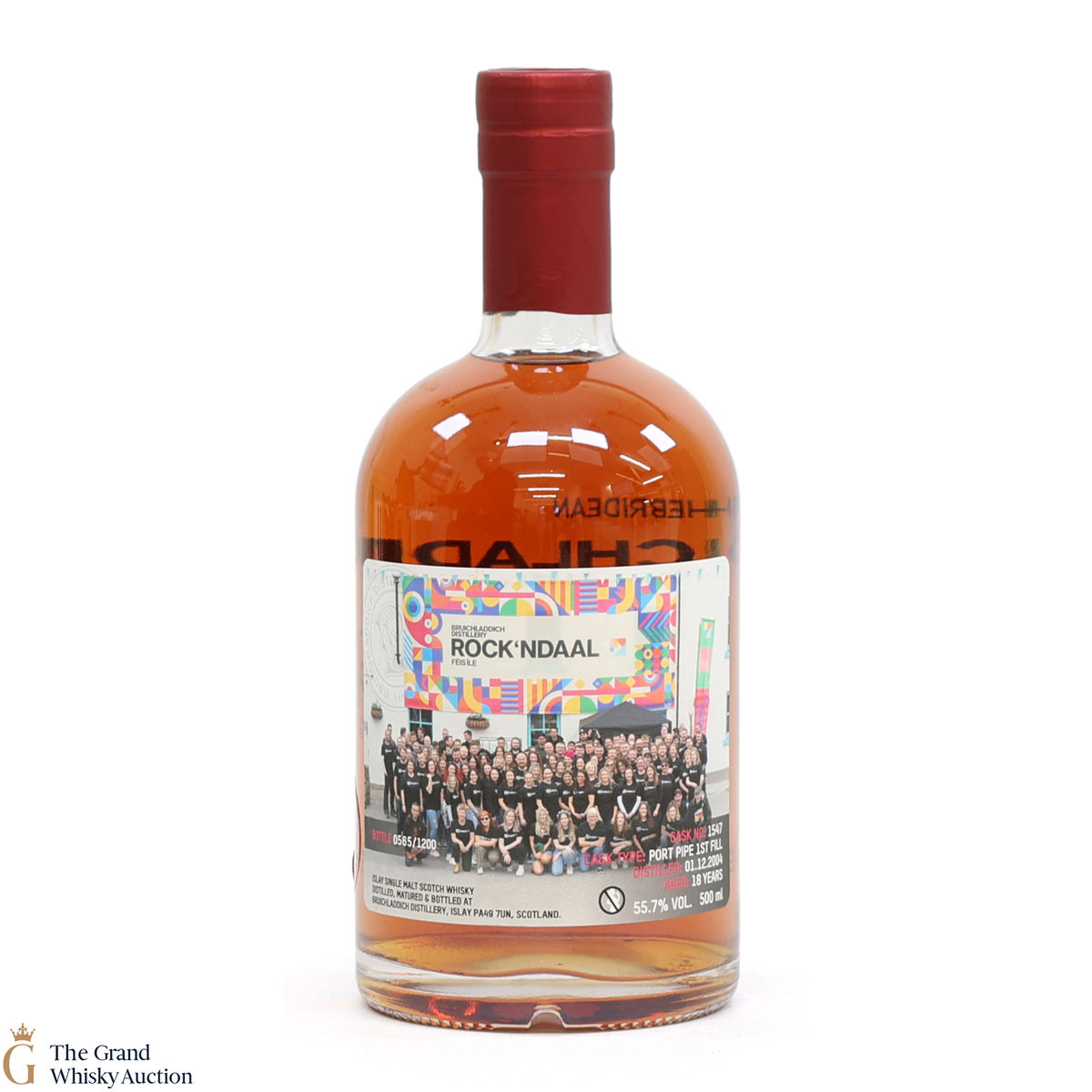 Bruichladdich - 18 Year Old Port Pipe #1547 - Valinch Rock'ndaal Fèis Ìle 2023 (50cl)