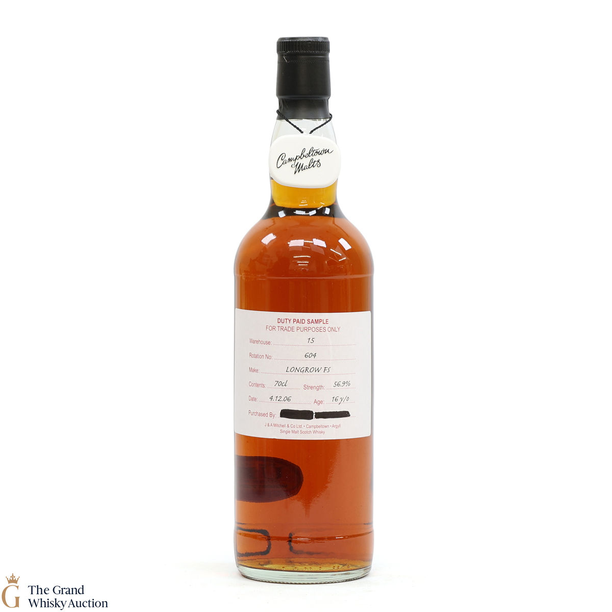 Longrow - 16 Year Old 2006 Fresh Sherry - Duty Paid Sample 56.9%