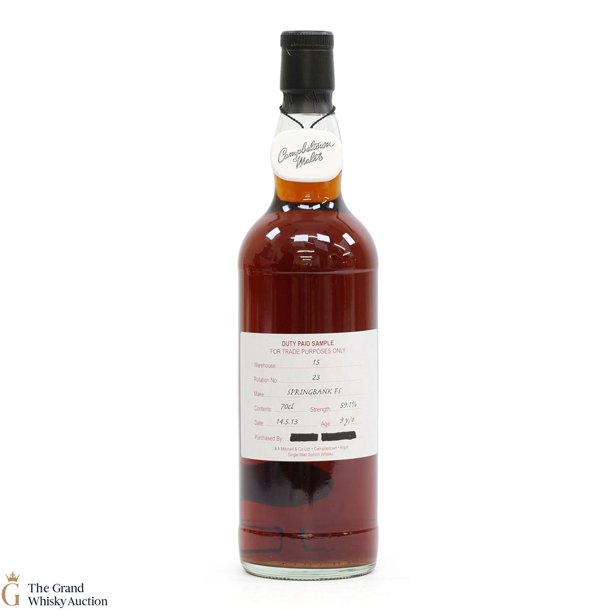 Springbank - 9 Year Old 2013 Fresh Sherry - Duty Paid Sample 59.1%