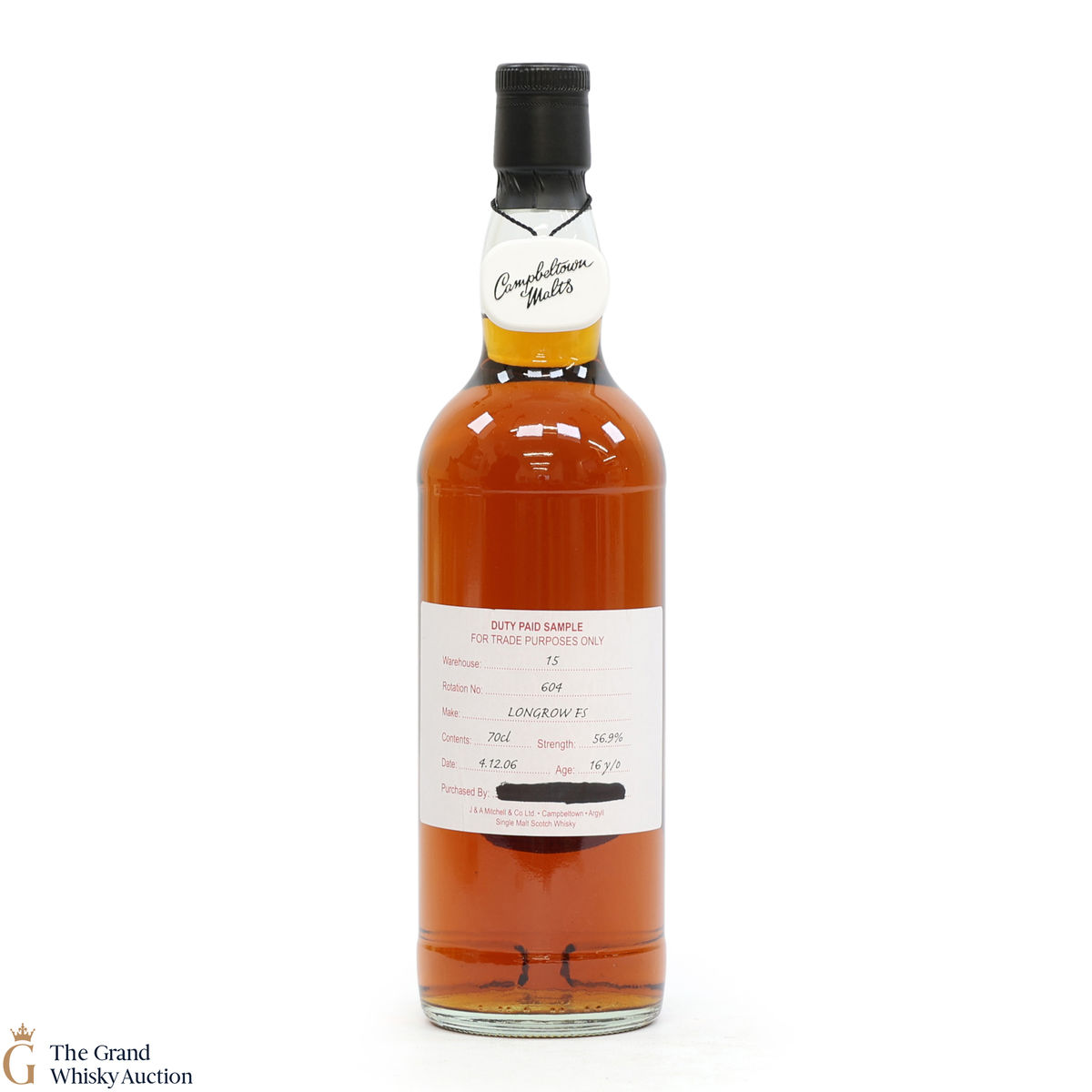 Longrow - 16 Year Old 2006 Fresh Sherry - Duty Paid Sample 56.9%