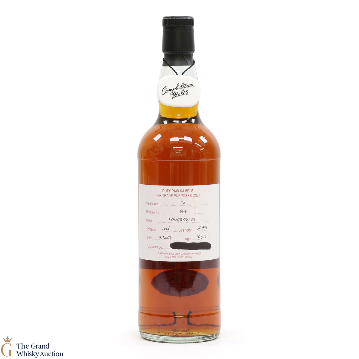 Longrow - 16 Year Old 2006 Fresh Sherry - Duty Paid Sample 56.9%