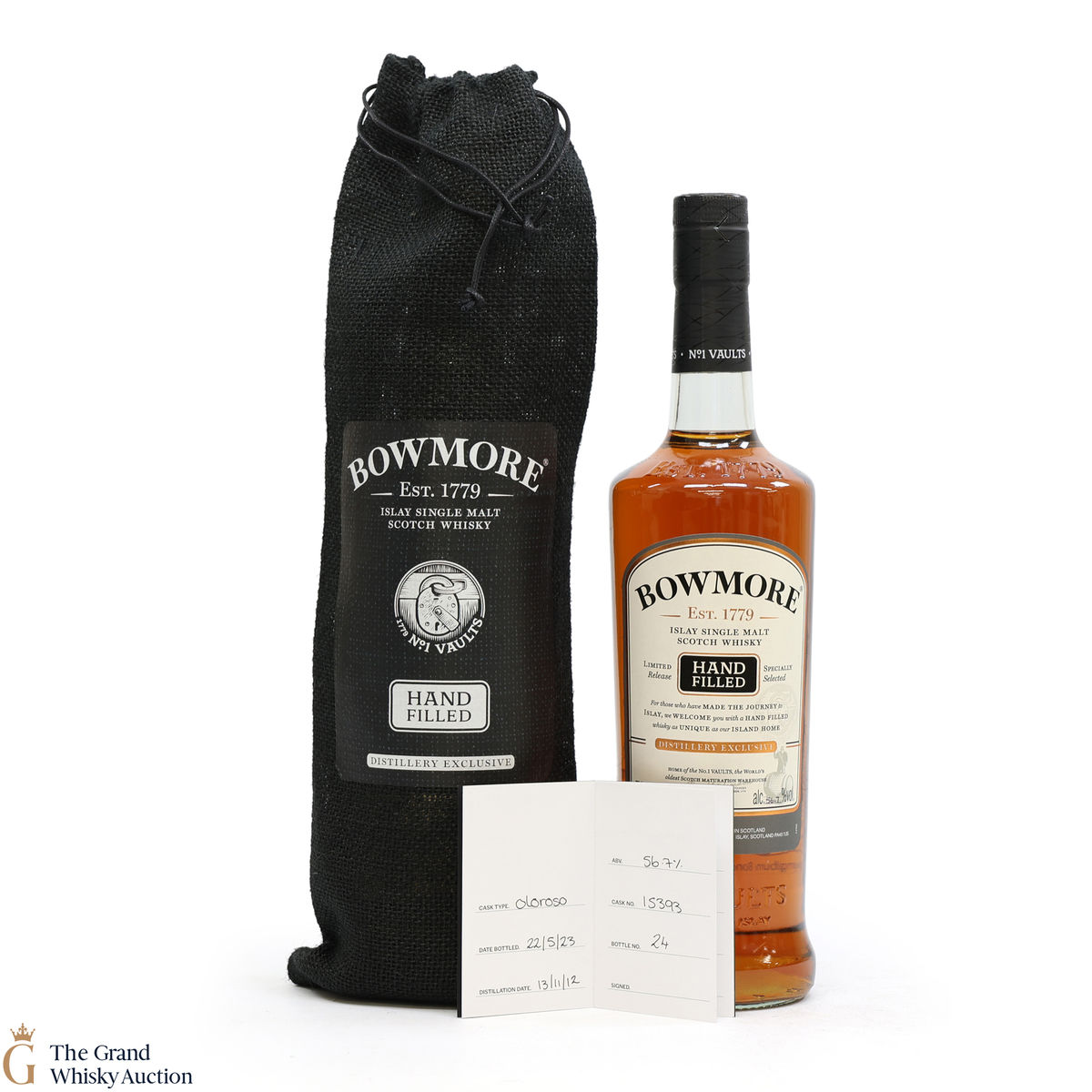 Bowmore - 10 Year Old - 2012 Hand Filled - Cask #15393
