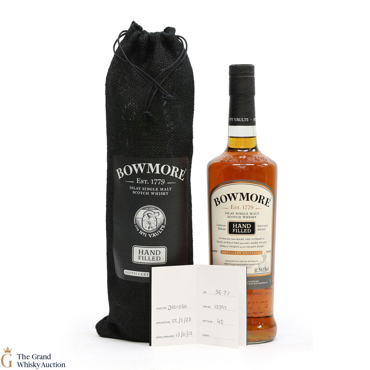 Bowmore - 10 Year Old - 2012 Hand Filled - Cask #15393