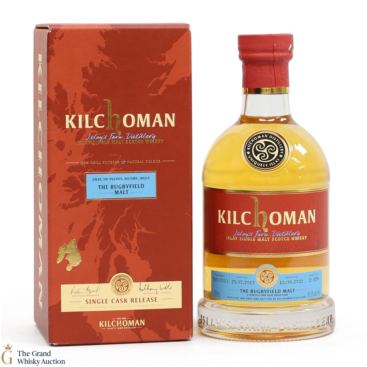 Kilchoman - 9 Year Old 2013 Single Cask #530 - The RugbyField Malt