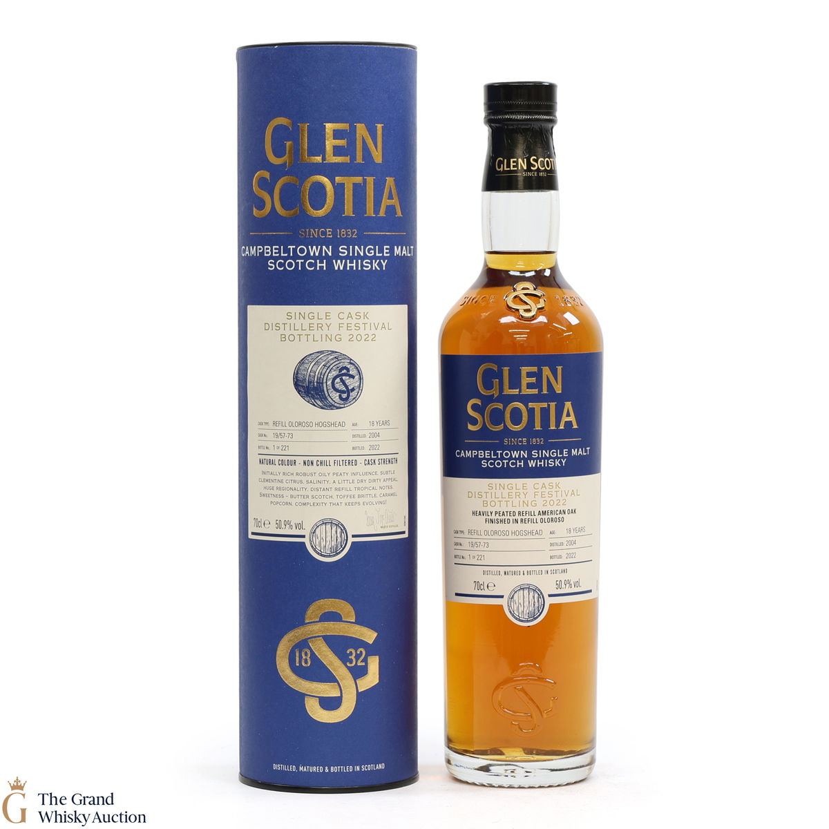 Glen Scotia - 18 Year Old 2004 Heavily Peated Refill Oloroso #19/57-73 Distillery Only Festival 2022