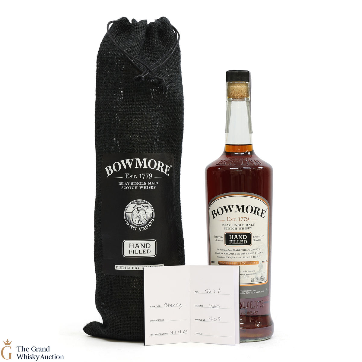 Bowmore - 18 Year Old 2001 - 2020 Hand Fill - Sherry Cask #1520