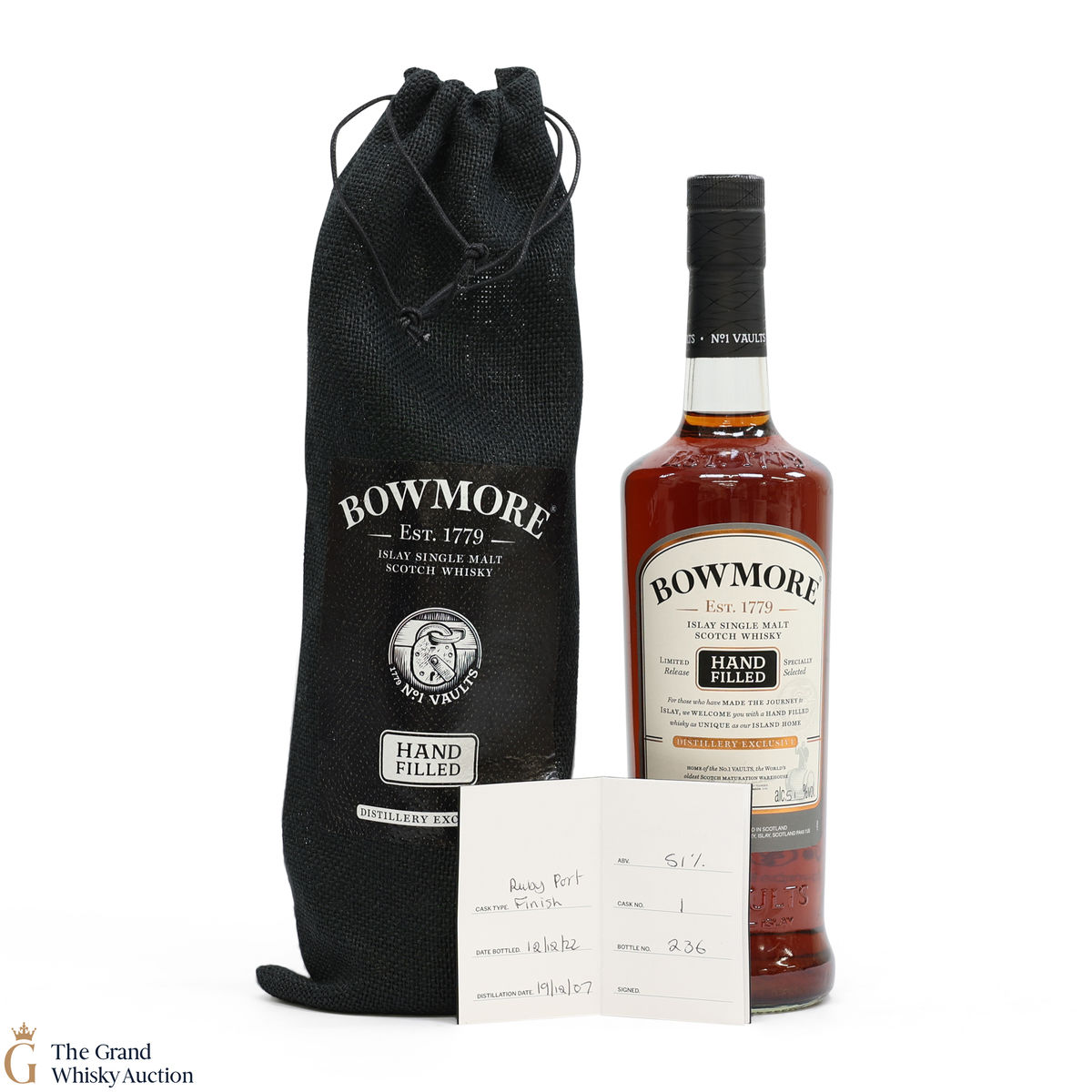 Bowmore - 14 Year Old 2007 - Ruby Port Finish #1 - Hand Fill 2022