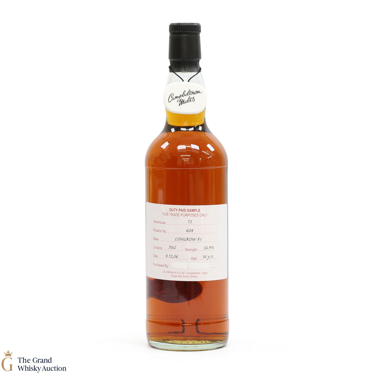 Longrow - 16 Year Old 2006 Fresh Sherry - Duty Paid Sample 56.9%