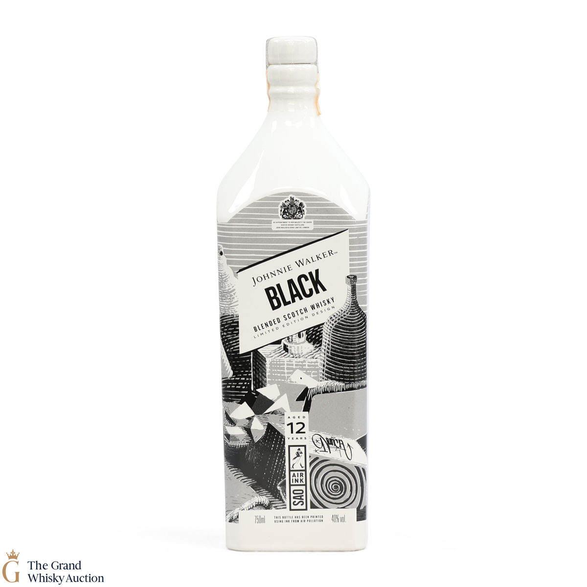 Johnnie Walker - 12 Year Old - Black Label - AIR-INK® São Paulo Edition (75cl)