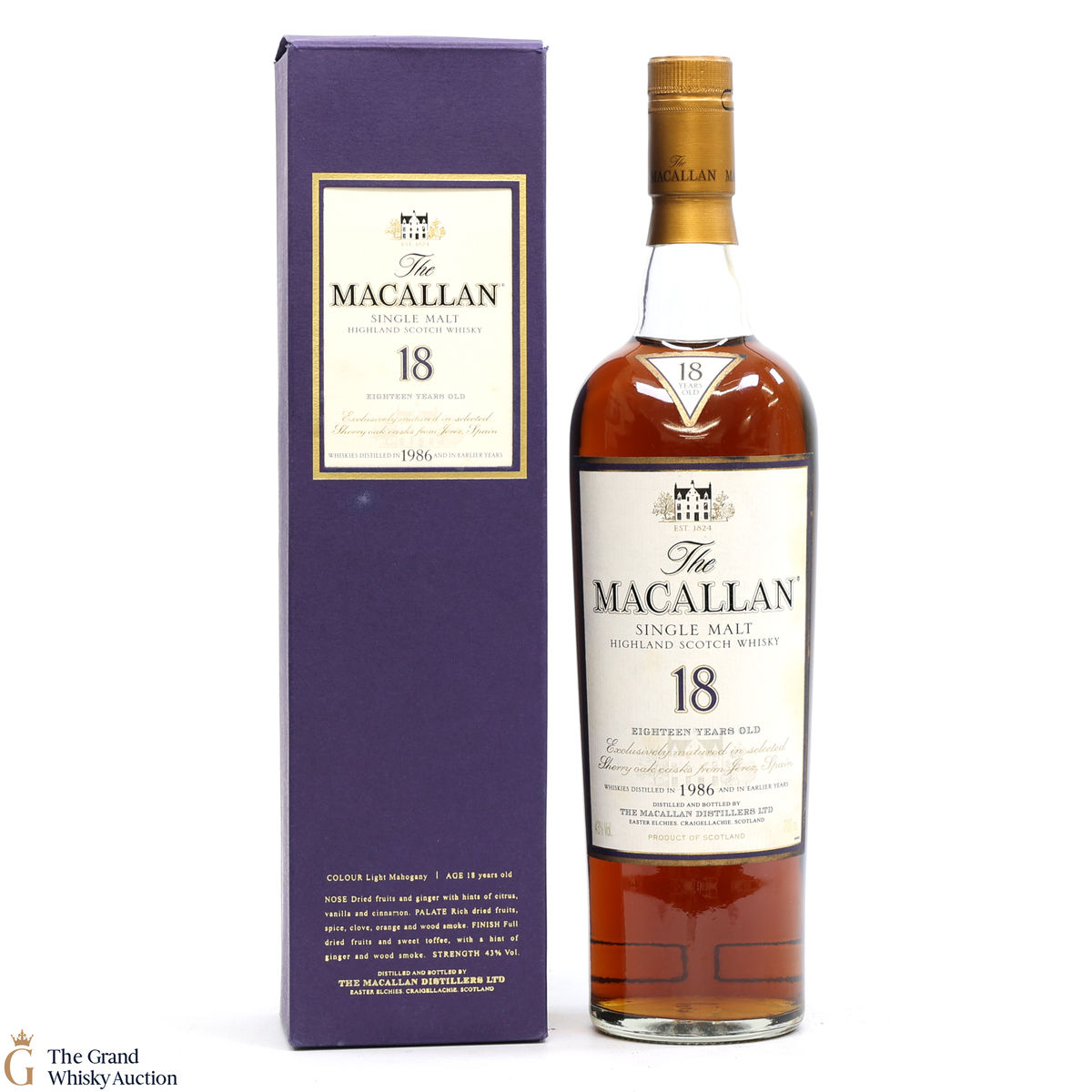 Macallan - 18 Year Old - 1986