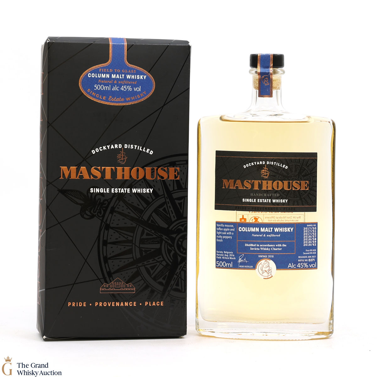 Copper Rivet - Masthouse - Column Malt Vintage 2018 - 50cl