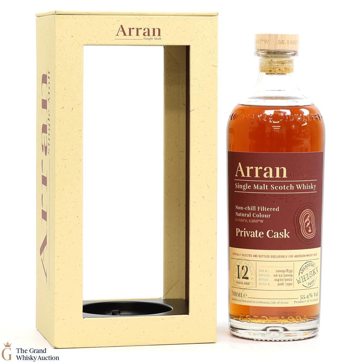 Arran - 12 Year Old 2009 Private Cask #859 - Aberdeen Whisky Shop